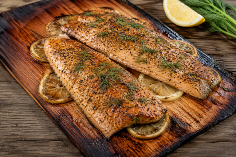Cedar Plank Trout — The Smoky Field to Table Recipe That Never Fails