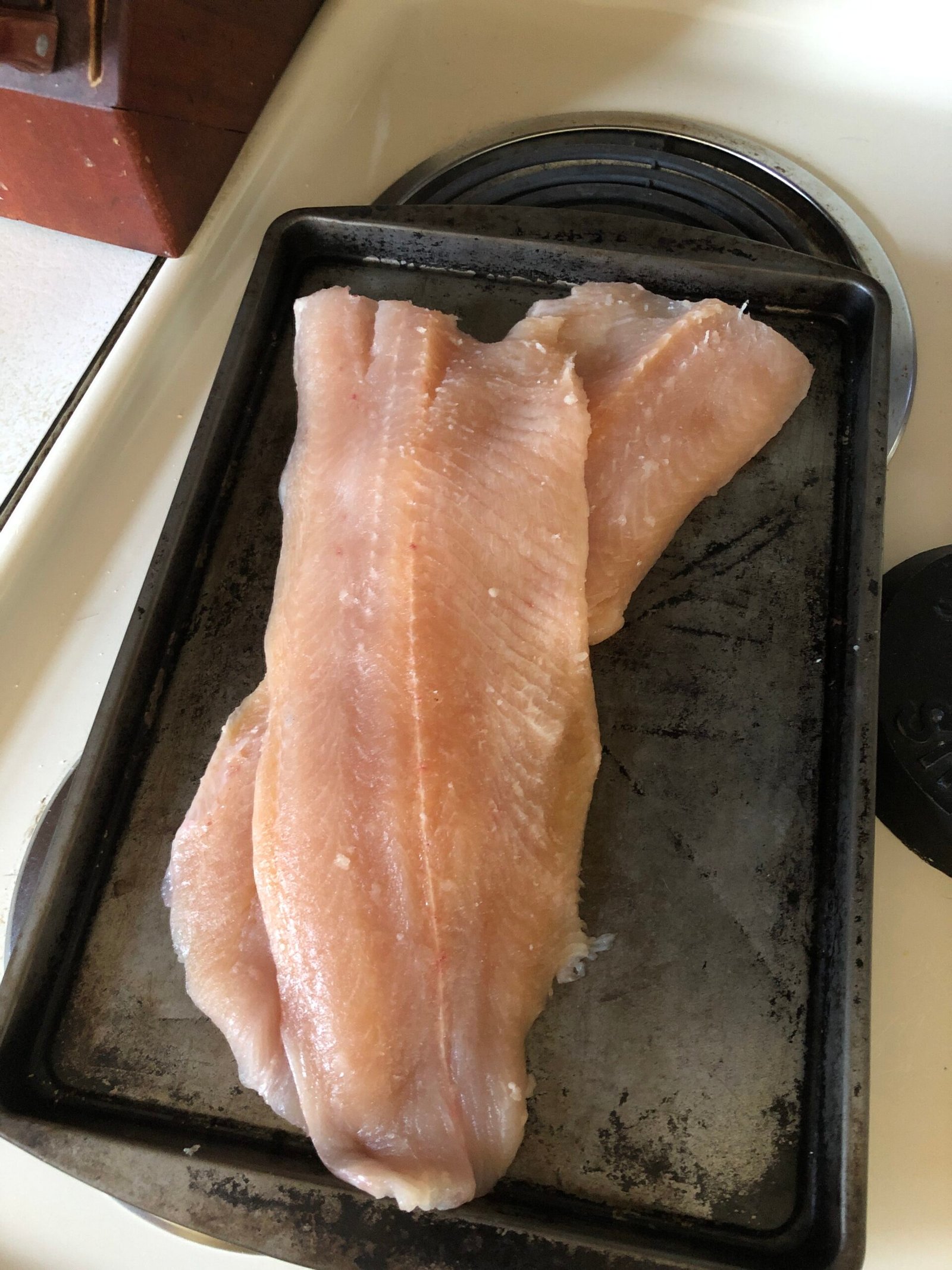 cedar plank trout