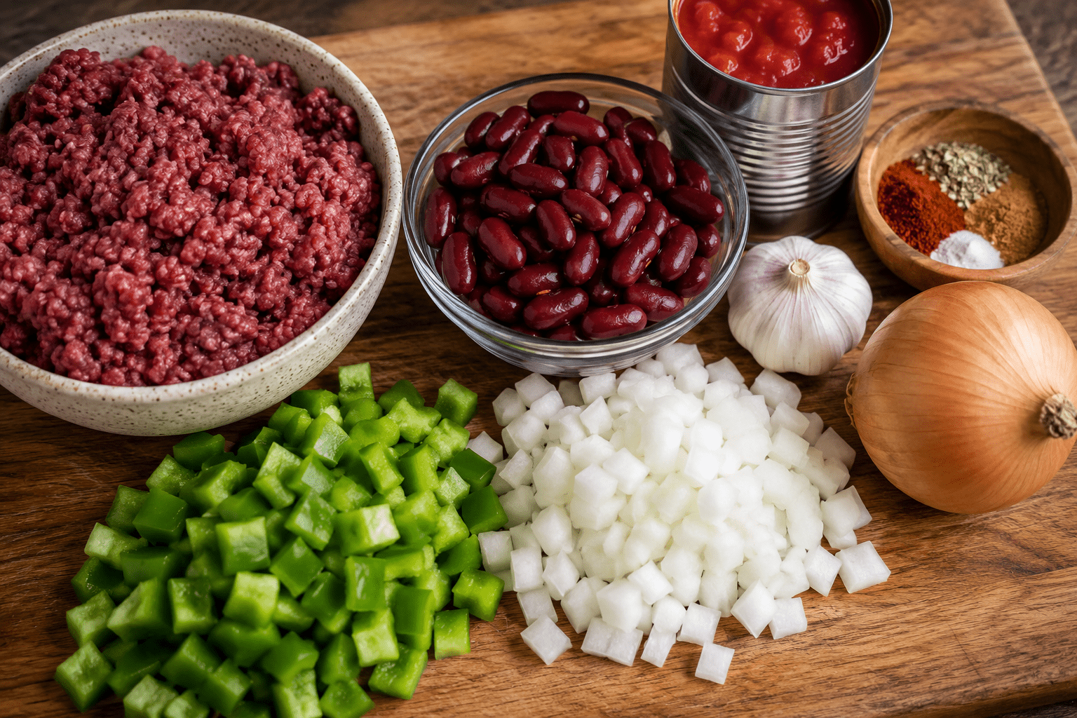 venison chili ingredients