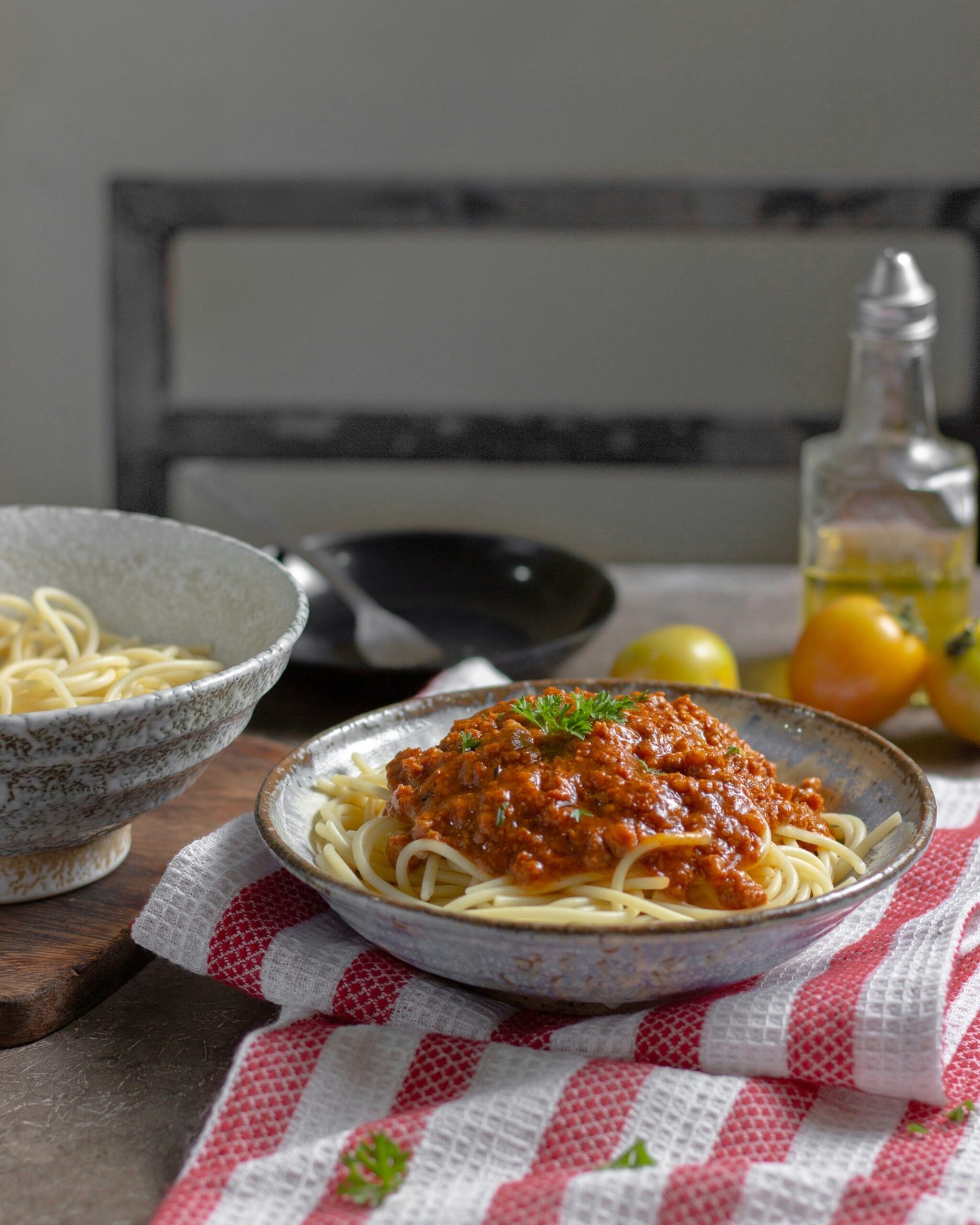 pasta with meat sauce